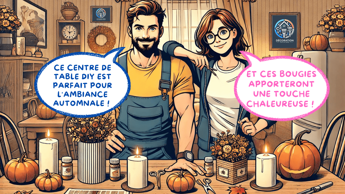 Paul et Marie créent une ambiance automnale DIY