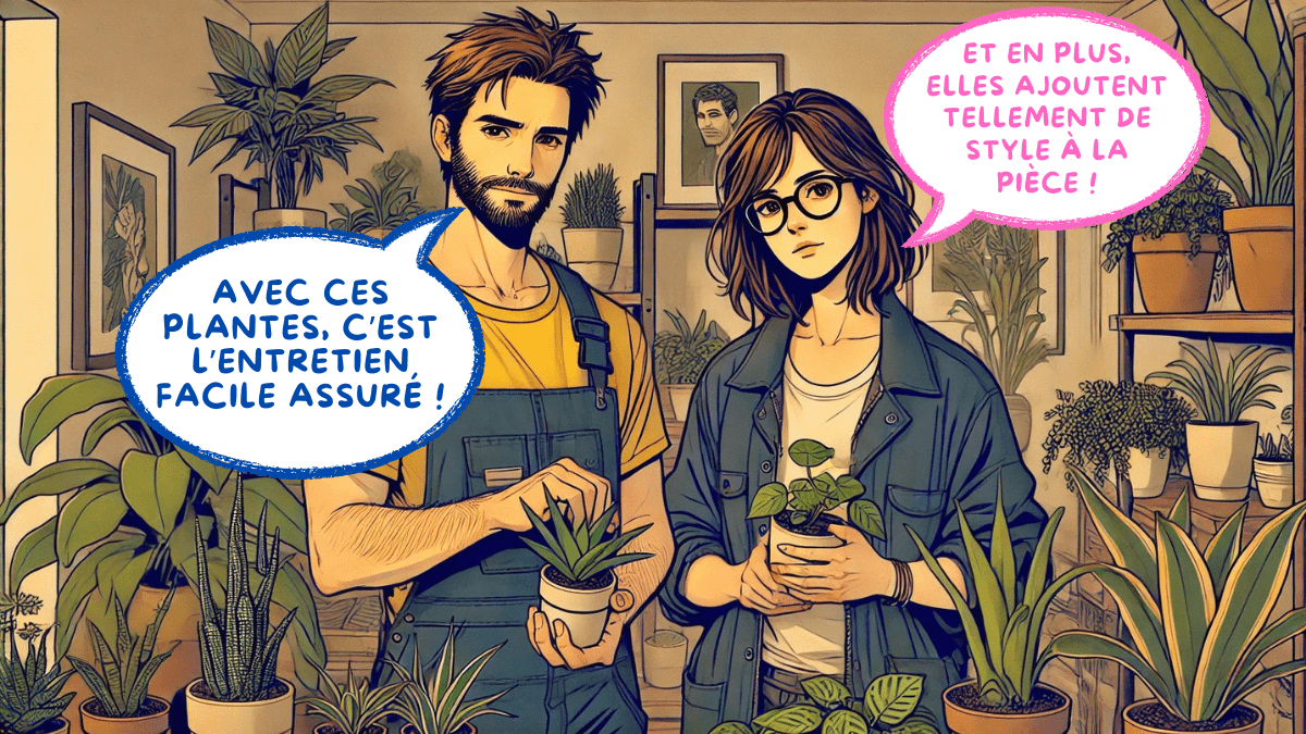 Paul et Marie transforment votre intérieur avec des plantes faciles d’entretien