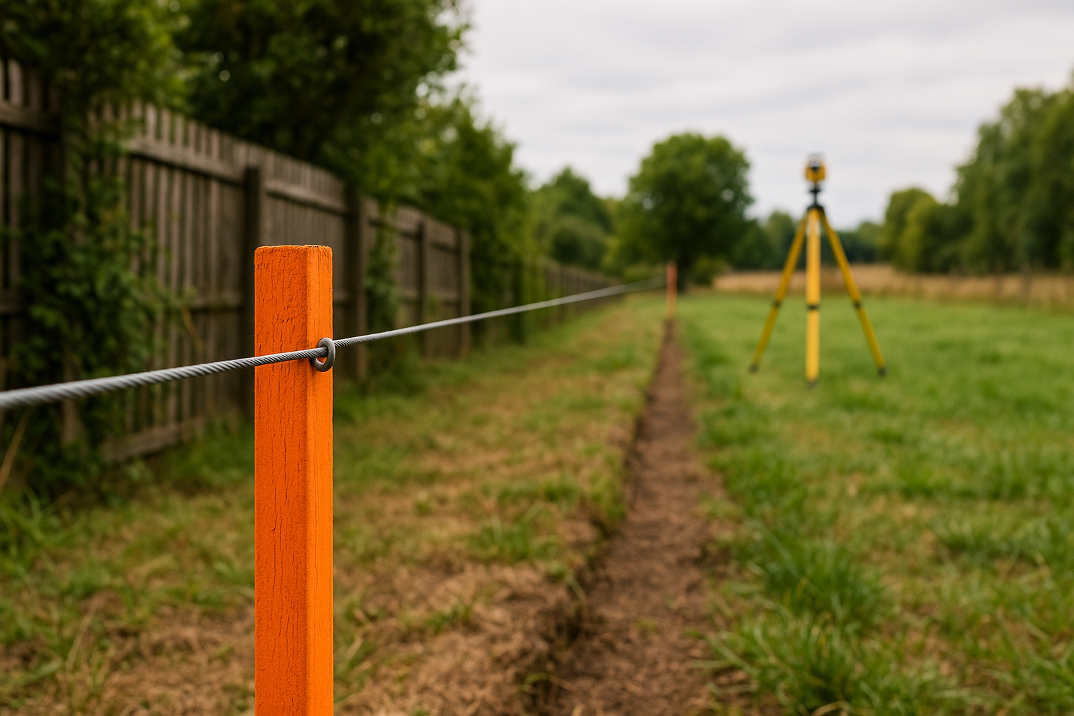 Bornage d’un terrain cloture