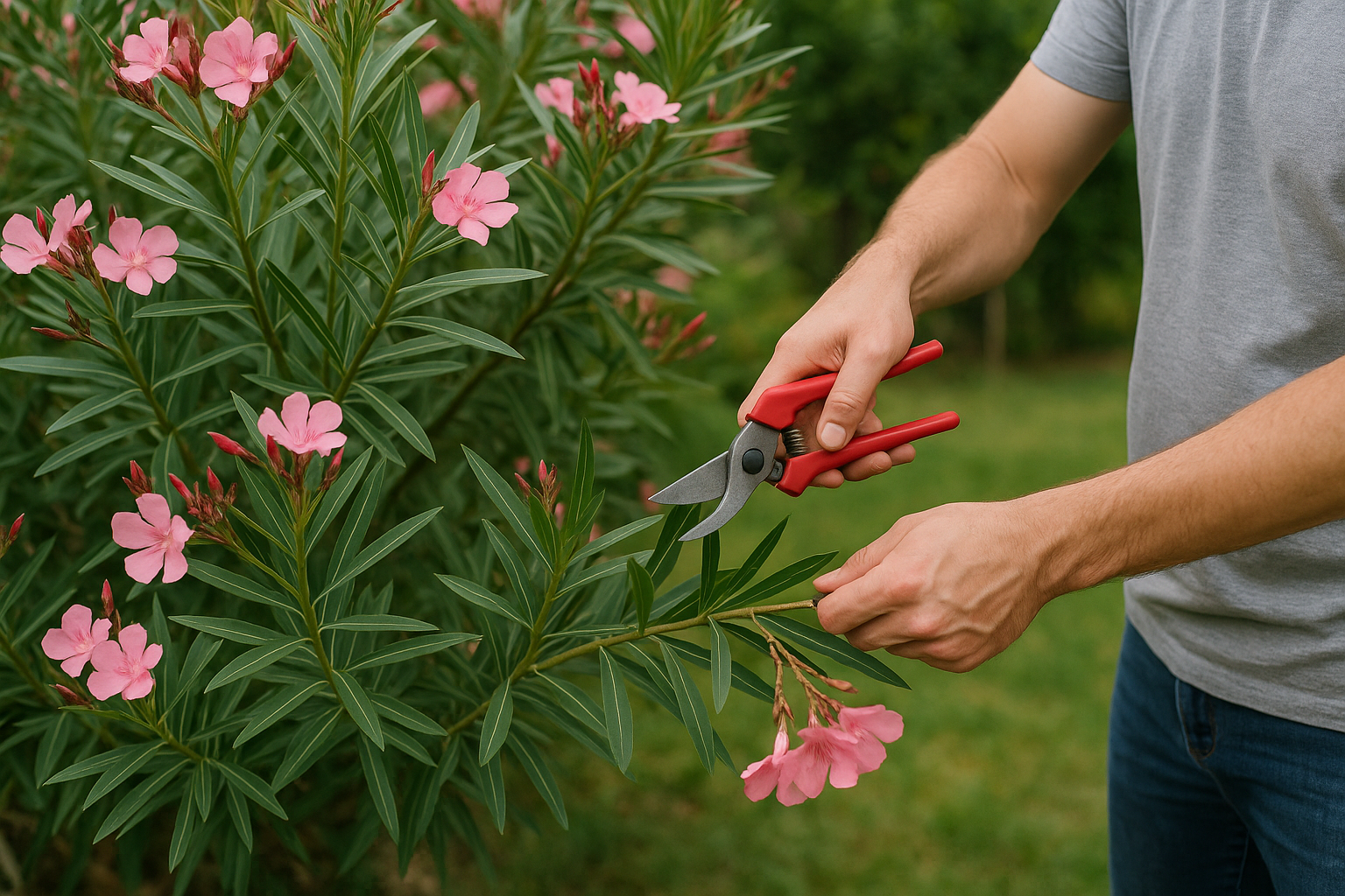Tailler laurier rose 2025